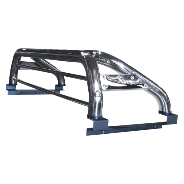 Roll Bar Bronx Acero Inoxidable Con Stop Importado Para Mitsubishi L