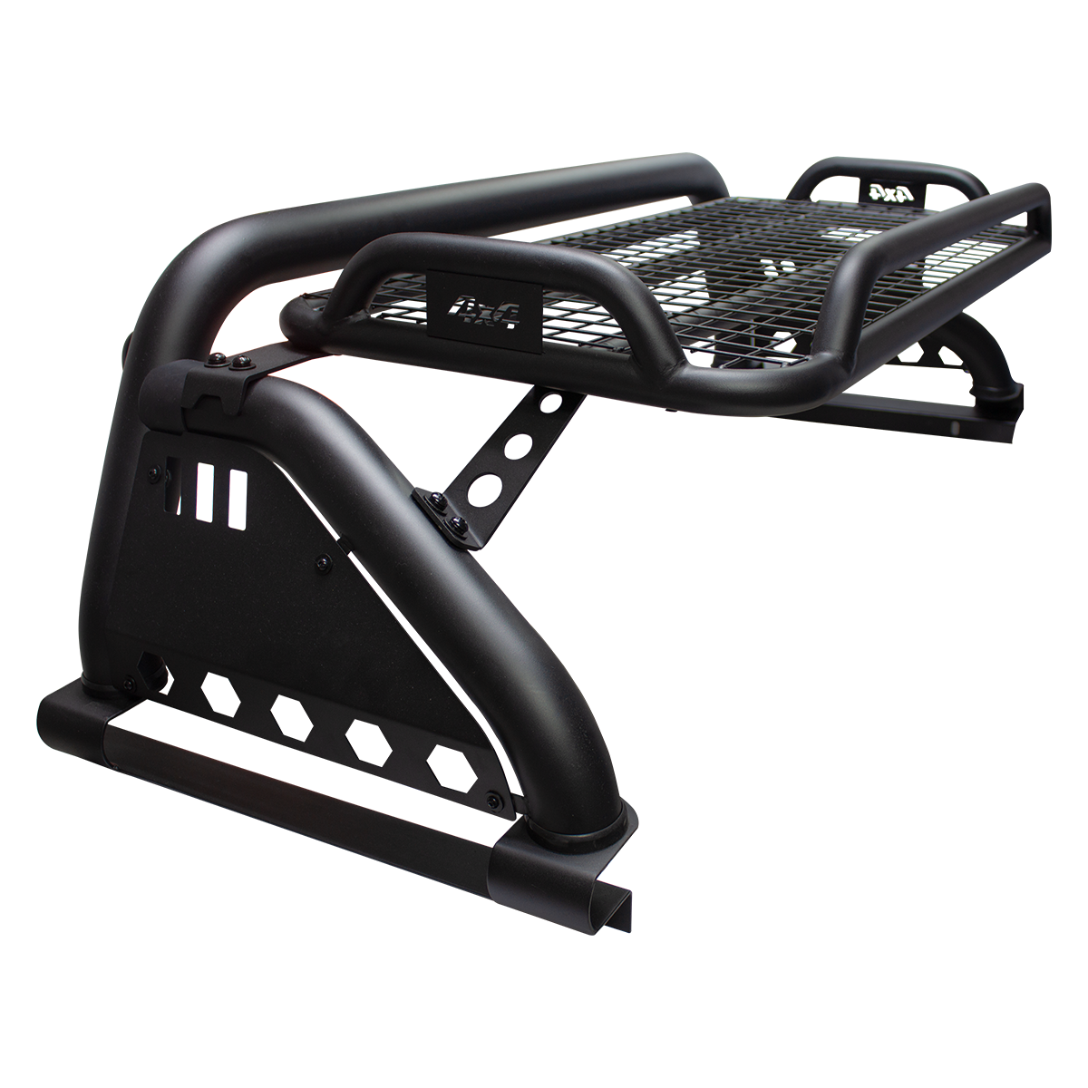 ROLL BAR BRONX CON CANASTILLA BASE ALTA IMPORTADO PARA TOYOTA HILUX ...